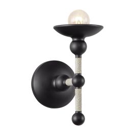 その他 ALLADINA Alora Lighting WV343104MBCN Nadine 1 Light 9 inch Tall Wall Sconce