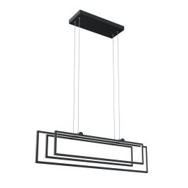 elle33専用❶ Elan Jestin 38 inch LED Linear Light in Matte Black 84322MBK