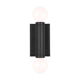 Visual Comfort Studio TOB by Thomas O'Brien TW1042AI Beckham Modern 2 Light  5 inch Tall Wall Sconce in Aged Iron