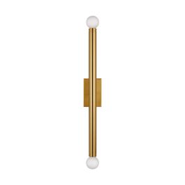 Visual Comfort Studio TOB by Thomas O'Brien TW1132BBS Beckham Modern 2  Light 20 inch Tall Wall Sconce in Burnished Brass