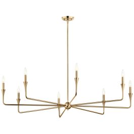 シャオ セルカ Kichler 52673BK Black Livadia 6 Light 37