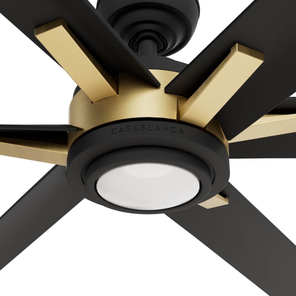Casablanca 53471 Melia 65 inch 6 Blade LED Outdoor Ceiling Fan in