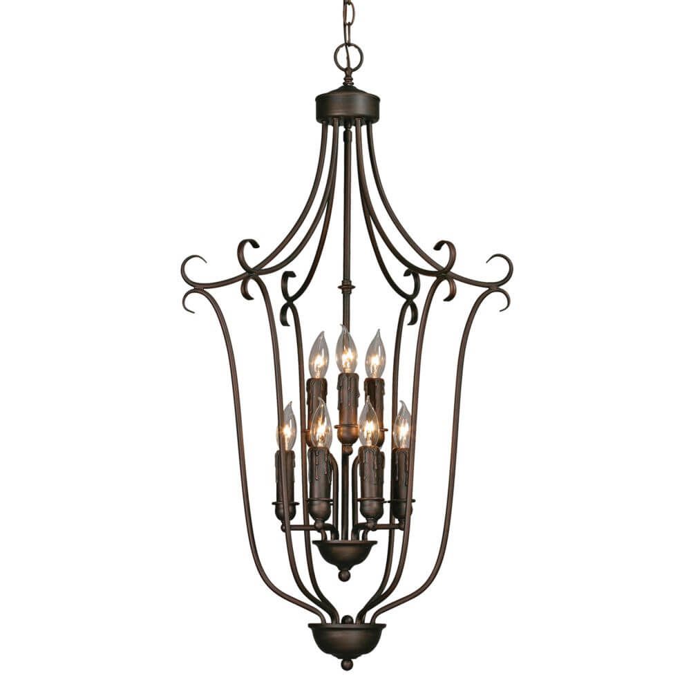 Bronze foyer deals chandelier