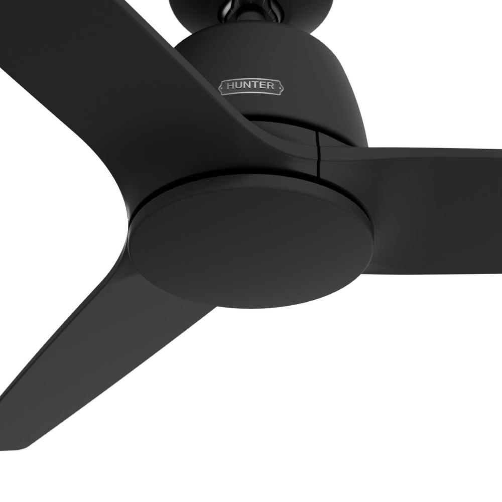 Hunter 52606 Malden 52 inch 3 Blade Ceiling Fan in Matte Black