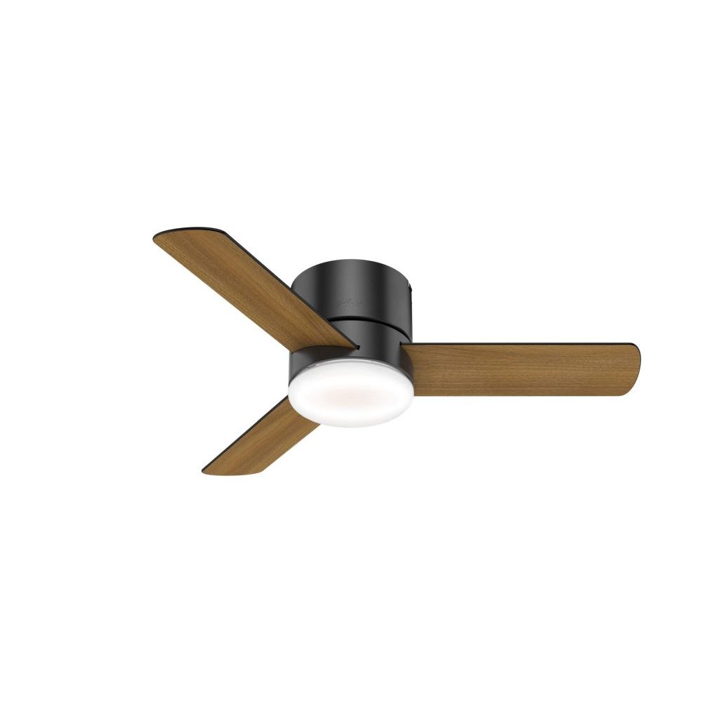 Hunter 59453 Minimus 44 inch 3 Blade Flush Mount LED Ceiling