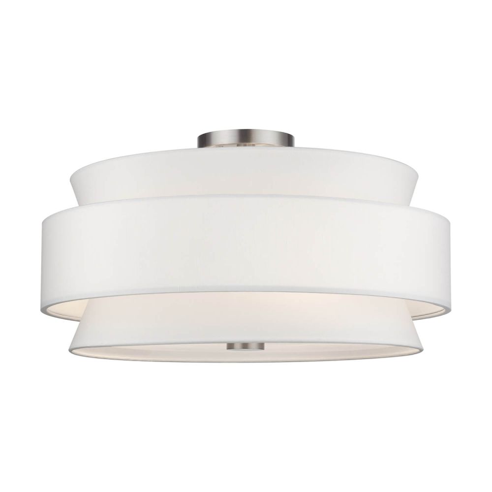 Livex Fontana Semi-Flush Mount - Thumbnail 2