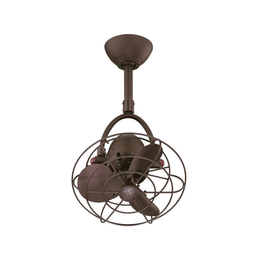 Matthews Fan Company Diane 16-in Textured Bronze Indoor/Outdoor Ceiling Fan with Remote (3-Blade)