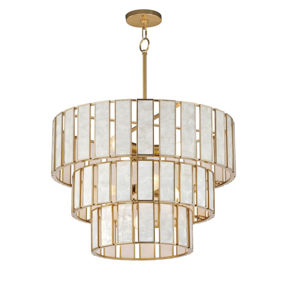 Maxim Lighting 12808CZNAB Miramar 7 Light 26 inch Multi-Tier