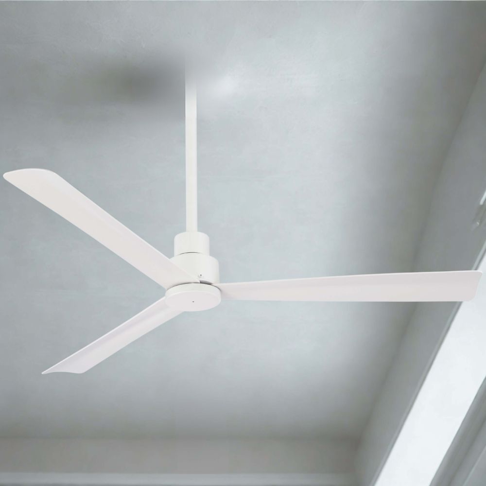 Minka Aire F787-WHF Simple 52 Inch WiFi Capable Outdoor Ceiling