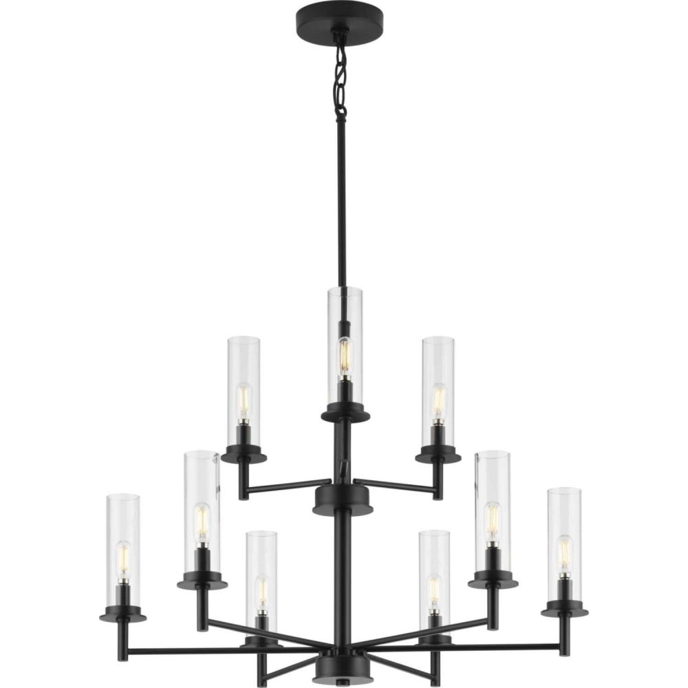 Progress Lighting P400252-031 Kellwyn 9 Light 28 inch Chandelier