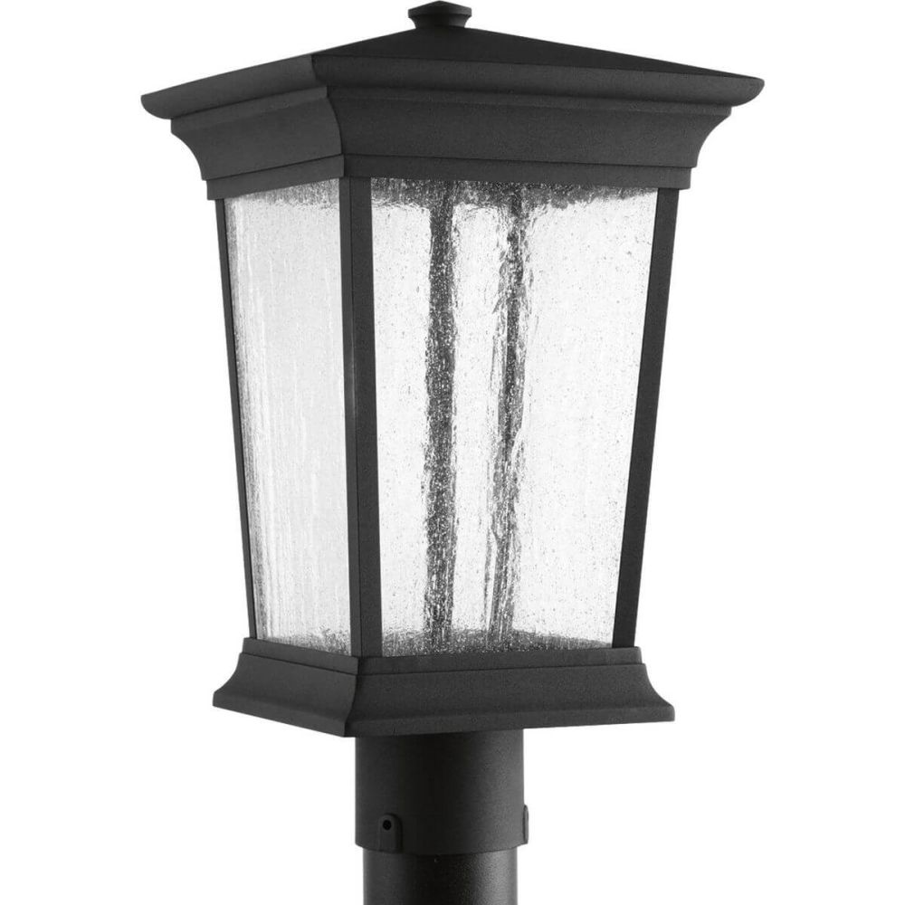 Arrive Collection 1-Light Black LED Outdoor Post Lantern Arrive Collection 1-Light Black LED Outdoor Post Lantern