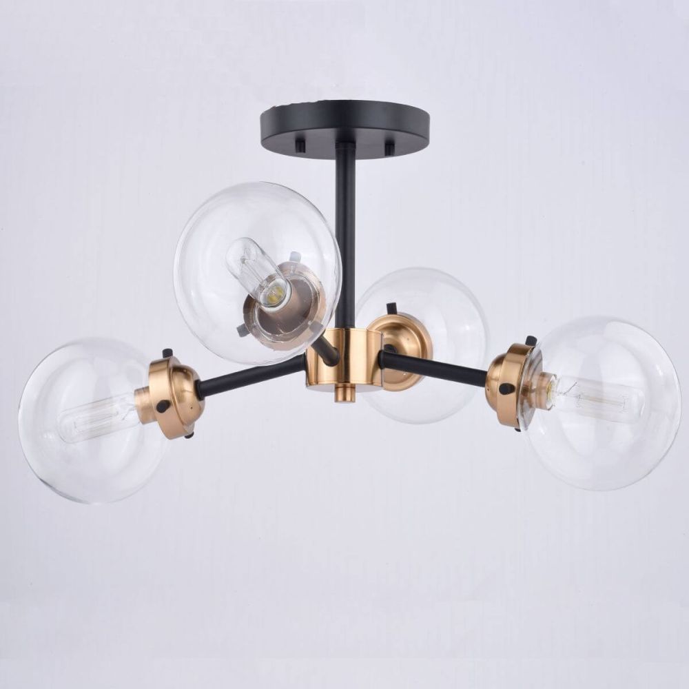 Vaxcel Orbit Sputnik Semi-Flush Mount - Thumbnail 2