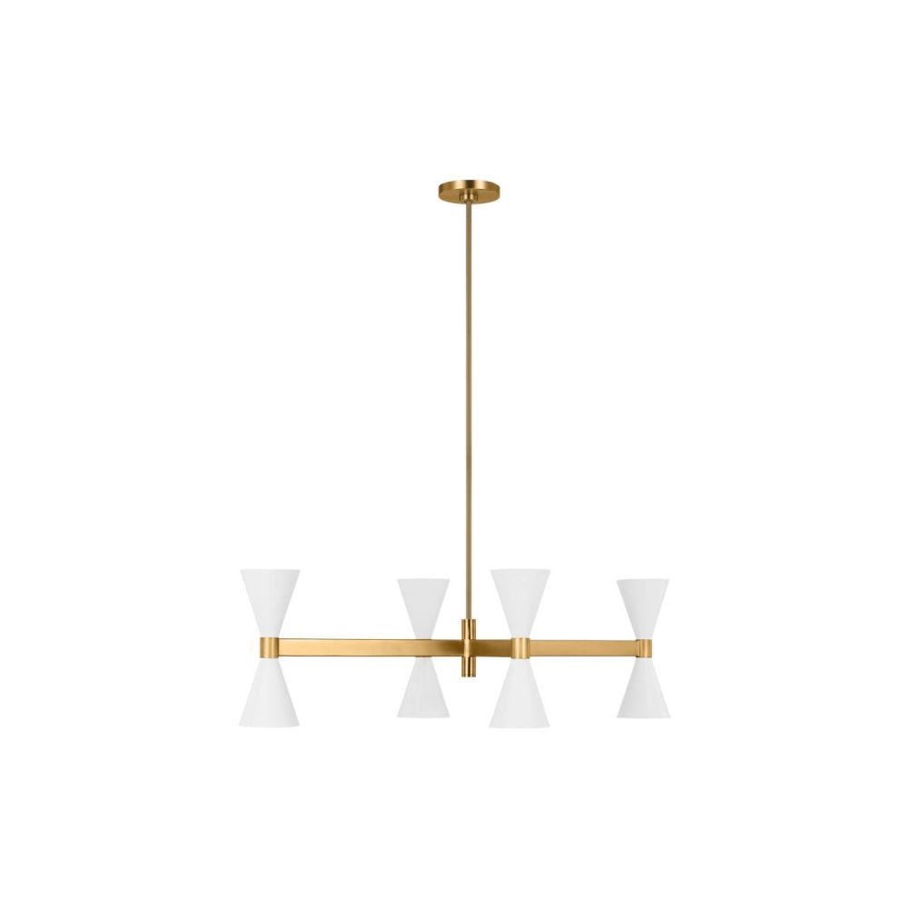 Visual Comfort Studio Aerin AEC1068MWT Albertine 8 Light 42 inch