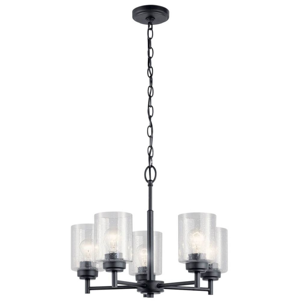 Kichler - 43674BKCLR - One Light Mini Pendant - Shailene - Black, image size:1000x1000