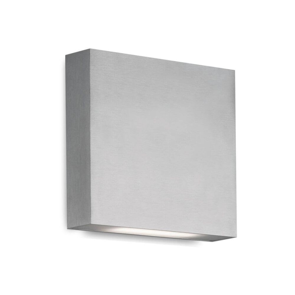 Kuzco Lighting AT67006-BN Mica 6 inch Tall LED Outdoor Wall Light in Brushed  Nickel with Frosted Glass, image size:1000x1000