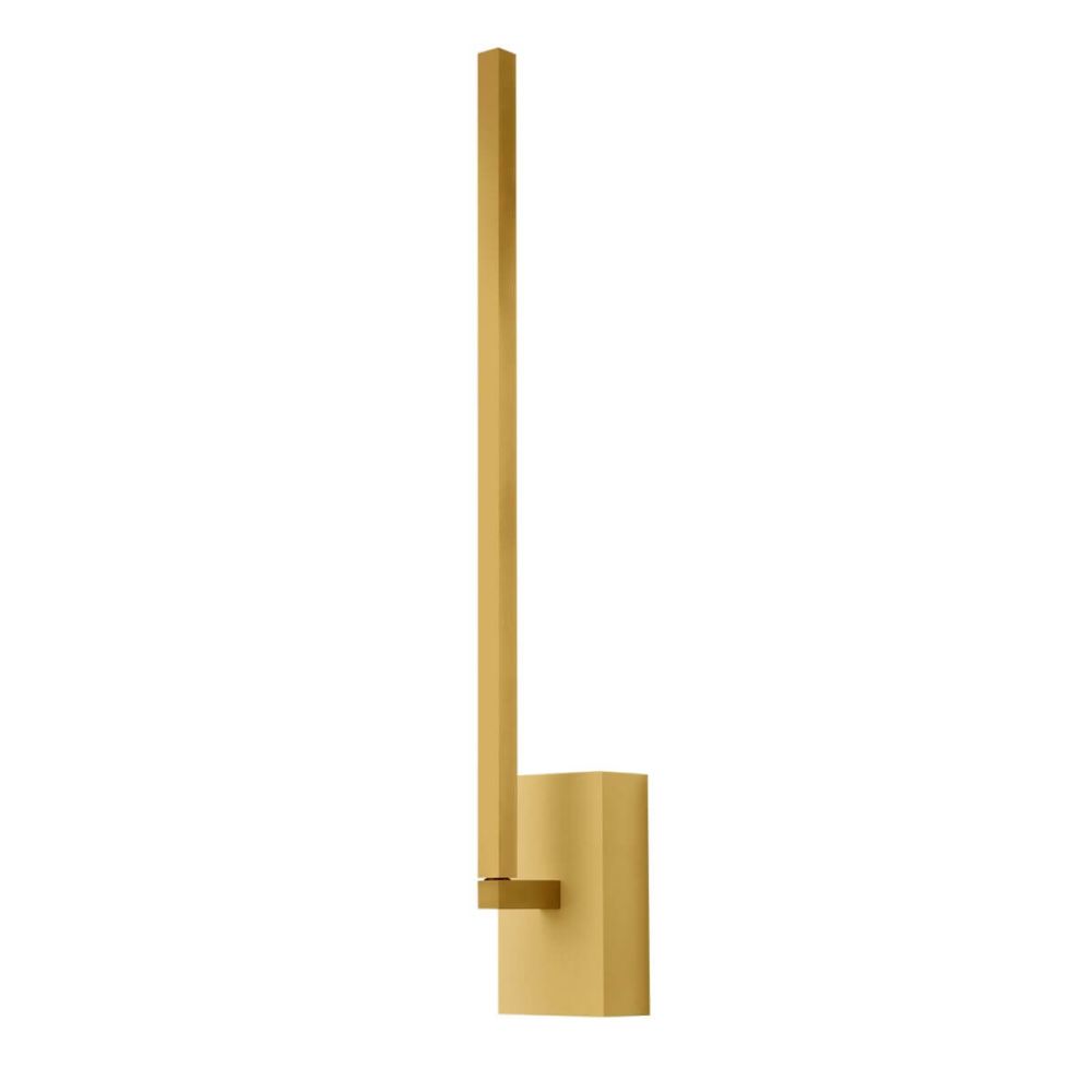 Kuzco Lighting Pandora 21 inch Tall LED Wall Sconce in Brushed Gold with  White Acrylic Diffuser WS25118-BG