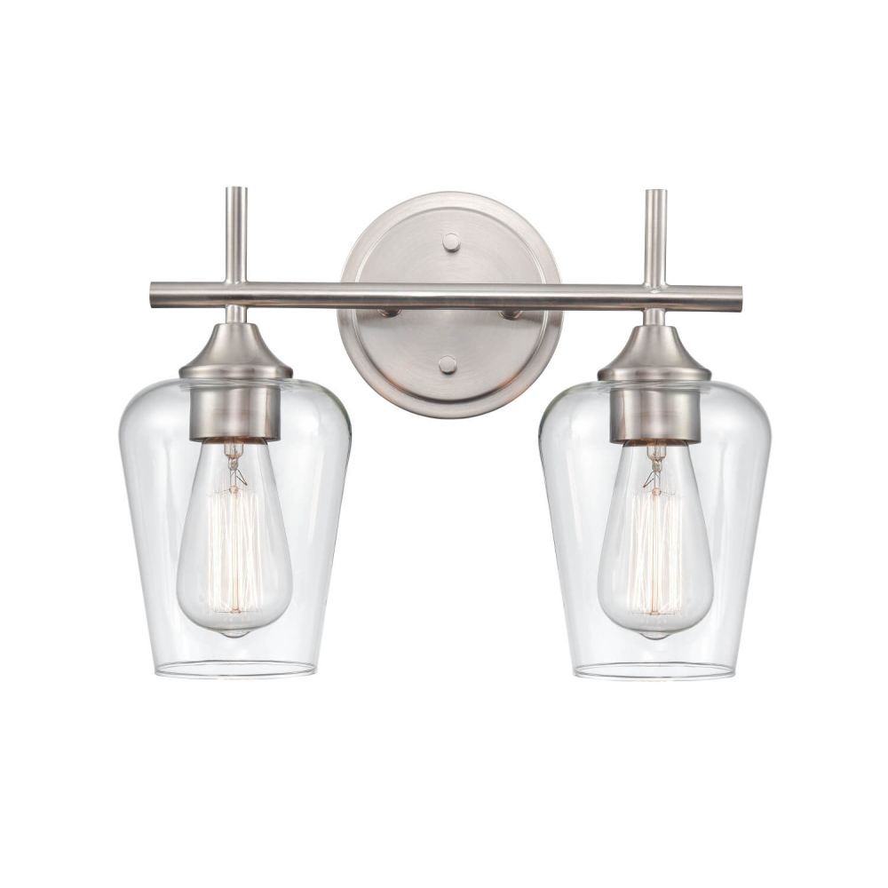 Millennium Lighting 9702-BN Ashford 2 Light 14 inch Bath Vanity Light - Thumbnail 3