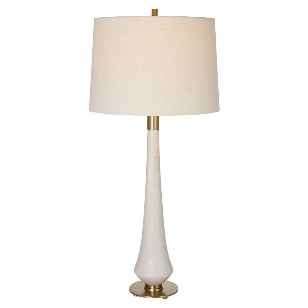 Uttermost 30135 Marille 1 Light 36 inch Tall Ivory Stone Table Lamp