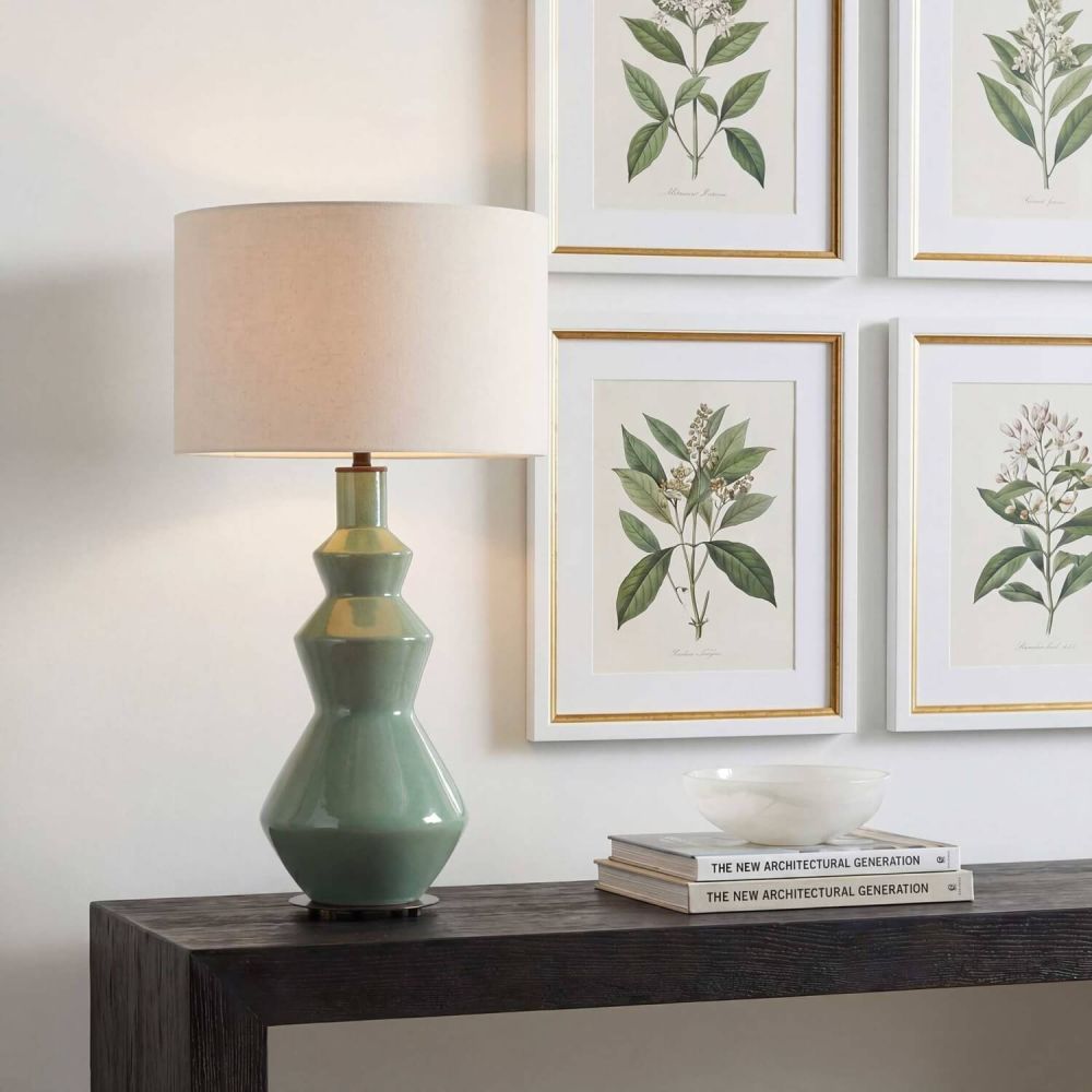 Uttermost 30754-1 Kitley 1 Light 29 inch Tall Sage Green Table