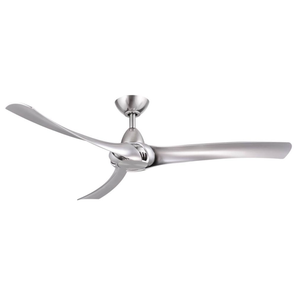 Rii♡ Parrot Uncle Zuniga 52 in. Indoor Chrome Downrod Mount