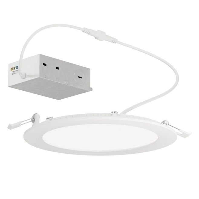 Maxim Lighting 67707WTWT Slim 7 inch CCT LED Outdoor Recessed Downlight ...