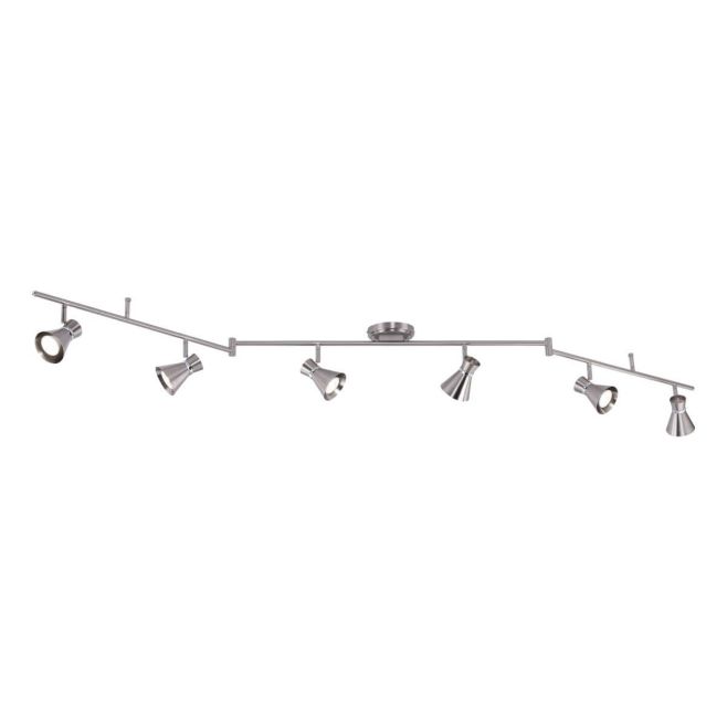Vaxcel Lighting C0221 Alto 6 Light 82 inch Swing Arm LED Track Light in ...