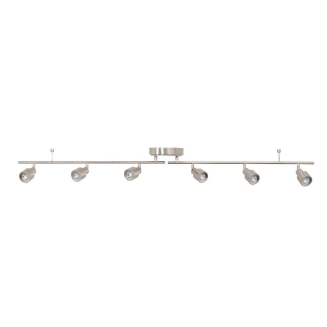 AFX 126509 Chappelle 56 inch LED Rail Light in Satin Nickel with Clear ...